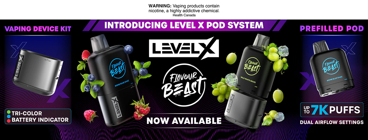 New Flavor Beast Level X Pods