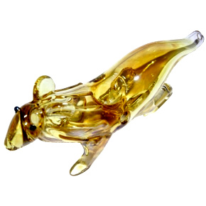ASSORTED LION GLASS PIPES