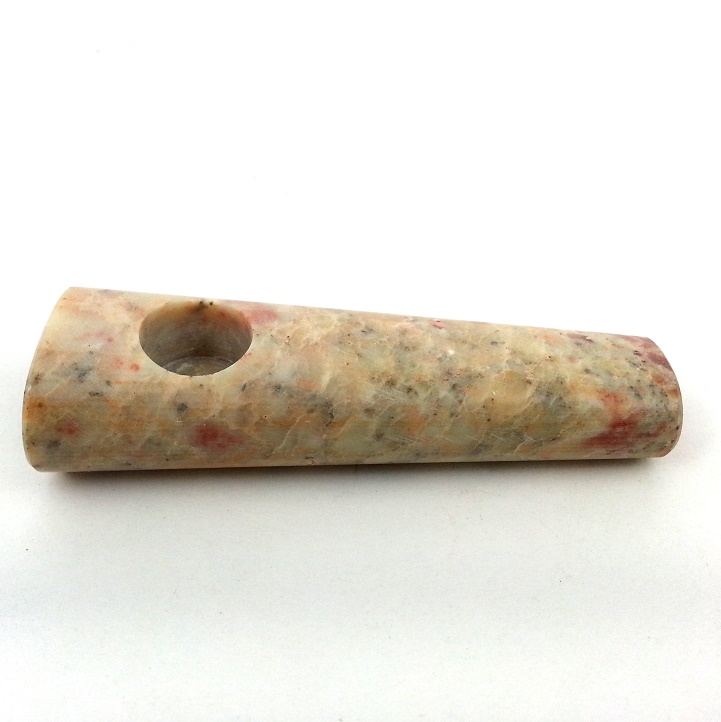 HAND MADE CURVED STONE PIPE