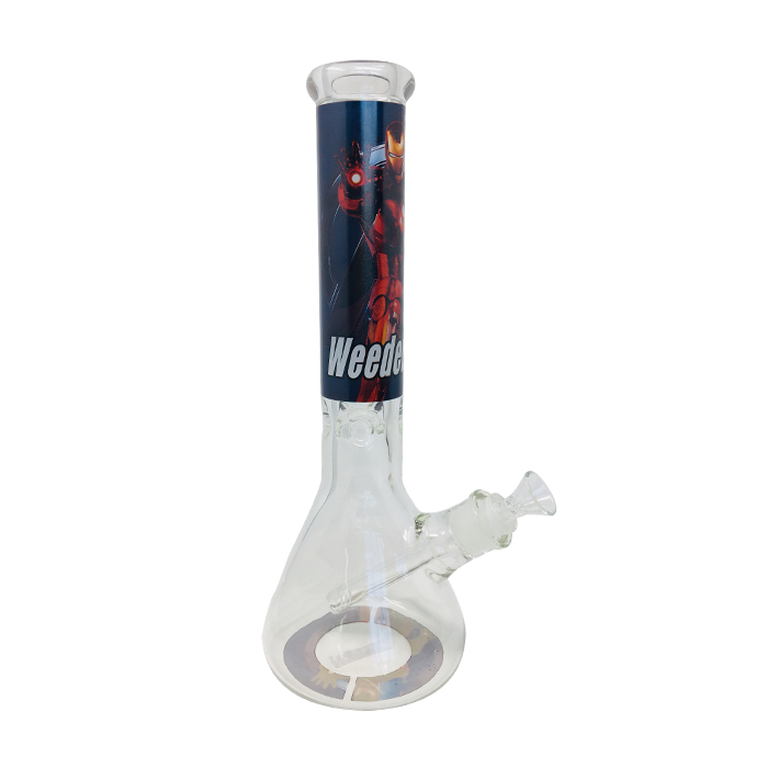 Weedengers Man 9mm Thick Glass Bong 14"