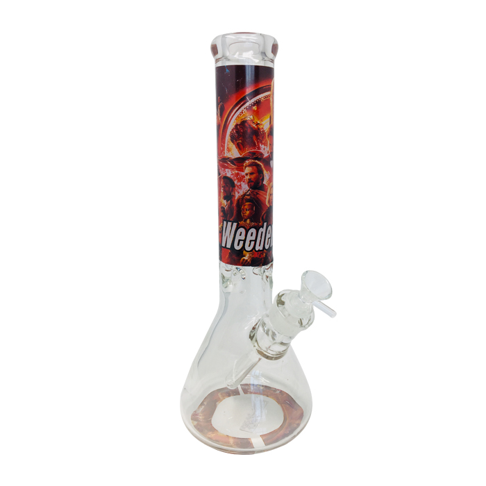 Weedengers Family 9mm Thick Glass Bong 14"