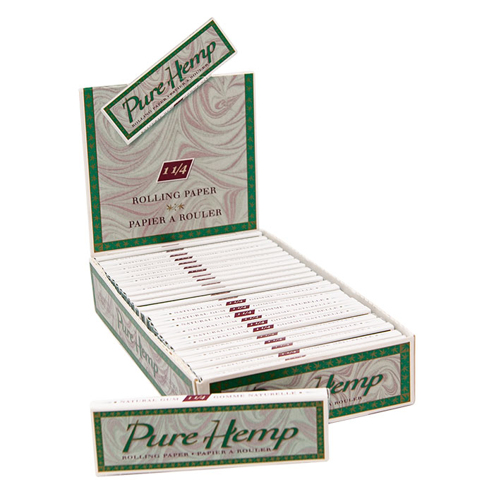 Pure Hemp Natural Unrefined Rolling Papers 1.25