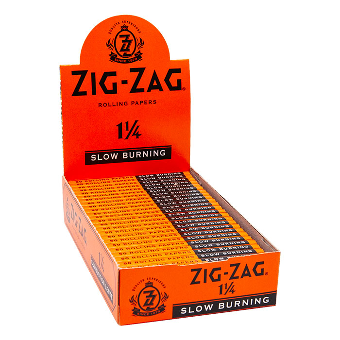 Zig Zag Slow Burning Rolling Paper 1.25 Ct 25