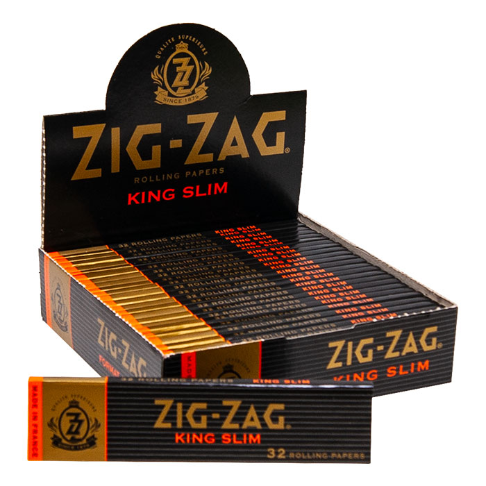 Zig Zag King Slim Black Rolling Papers