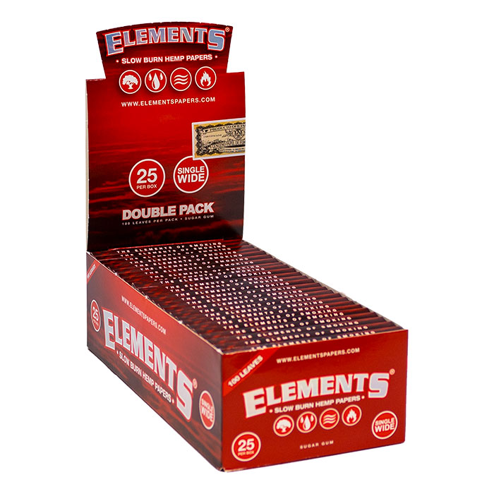 Elements Red Single Wide Double