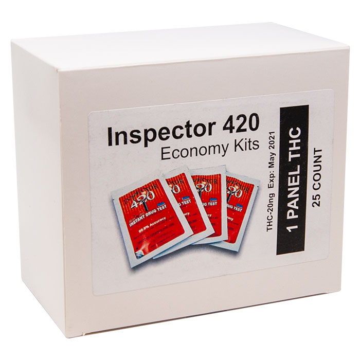 INSPECTOR 420 Panel 1 Test Kit  -20 ng/ml Display of 25