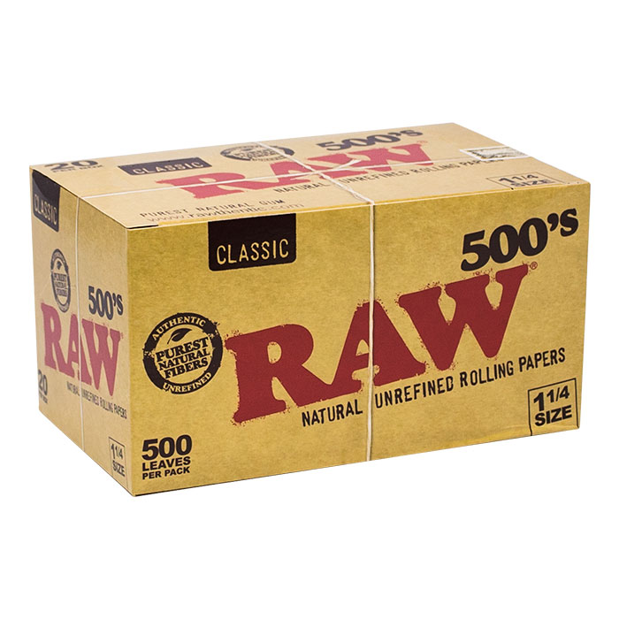 Raw Classic 500S Unrefined 1.25 Rolling Paper