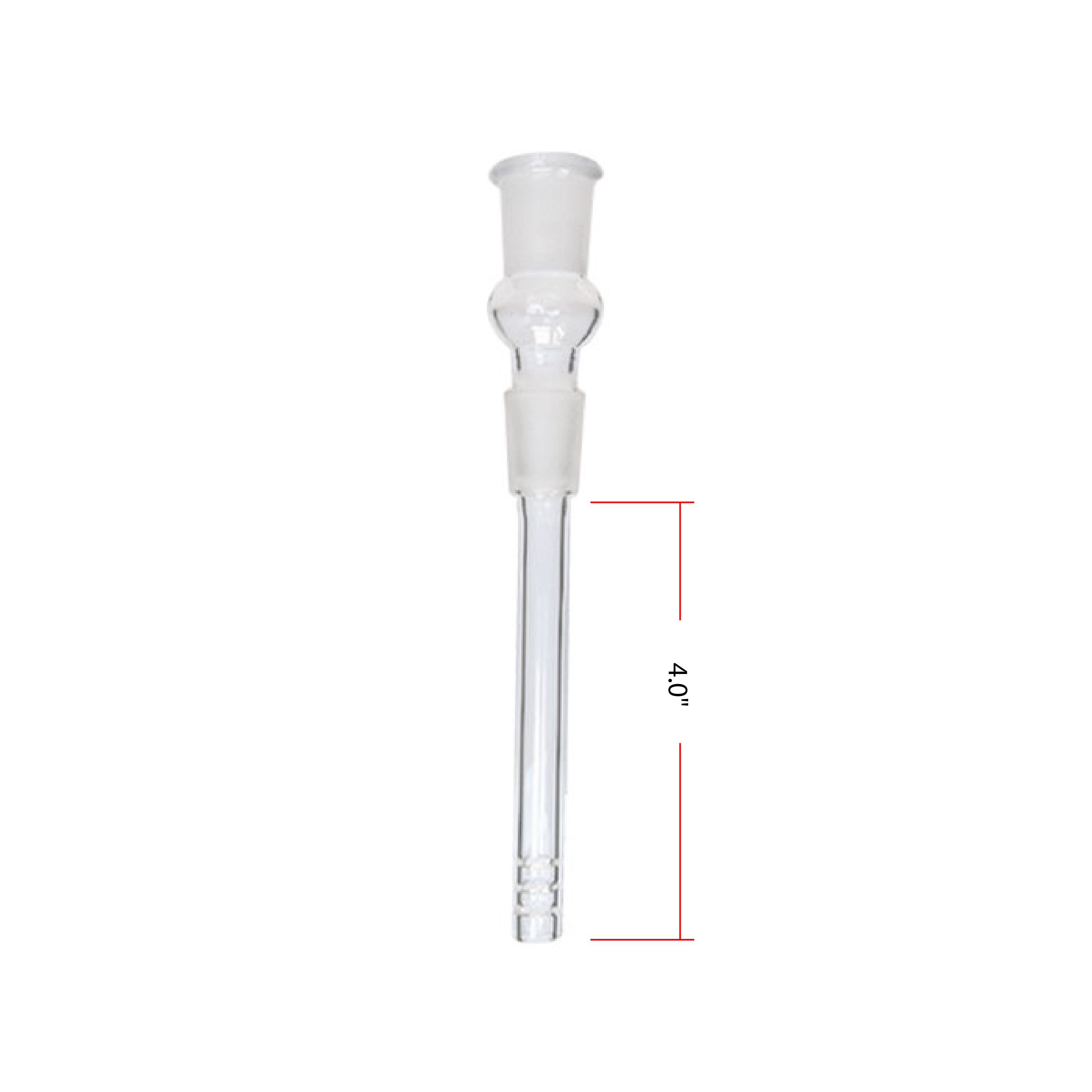 Plain Glass 4 Inches Down Stem With 14mm Joint