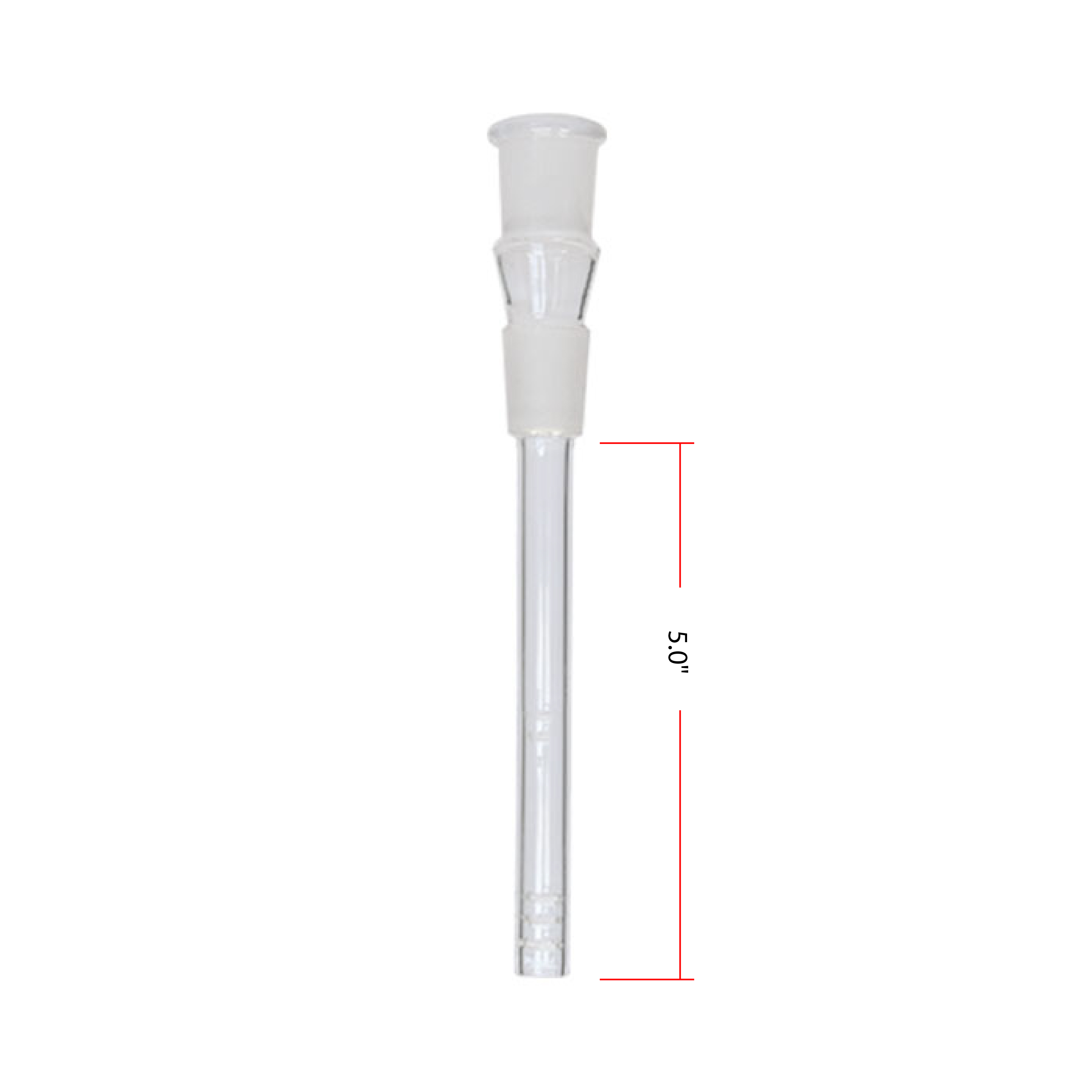 Plain Glass 5 Inches Down Stem With 19mm Joint