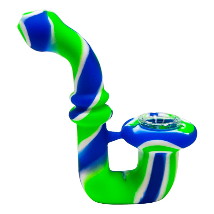 Cannatonik Silicone Green Sexophone Pipe