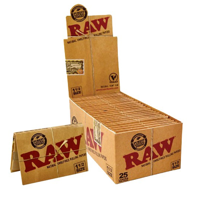 Raw Classic 1.5 Rolling Paper Ct 25