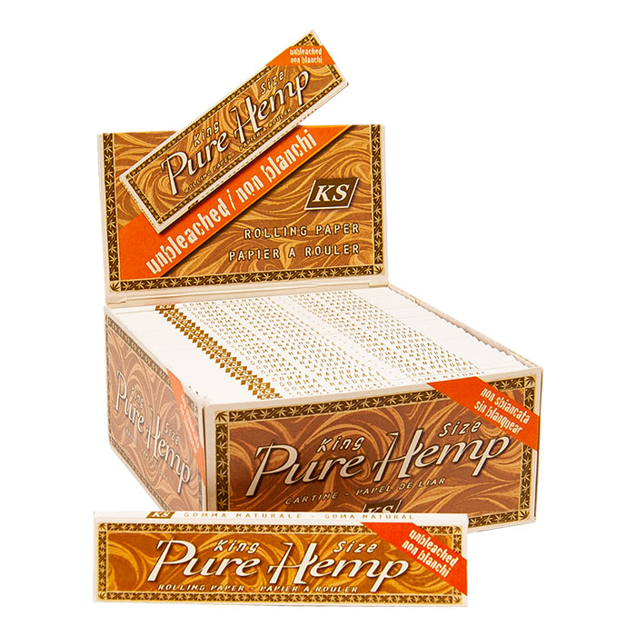 Pure Hemp Unbleached Rolling Paper King Size