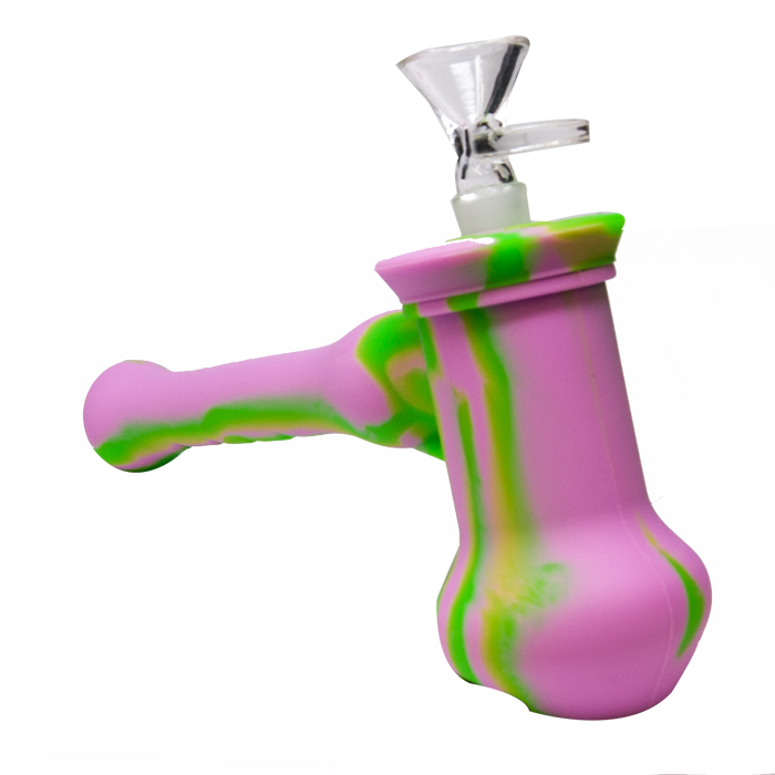 Pink Cannatonik Silicone Hammer pipe