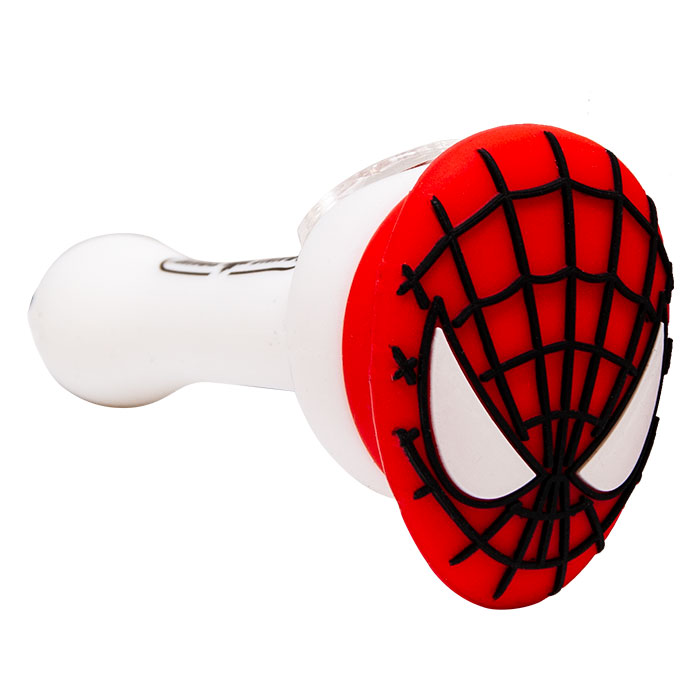 Spider Man Silicone Red Hand Pipe