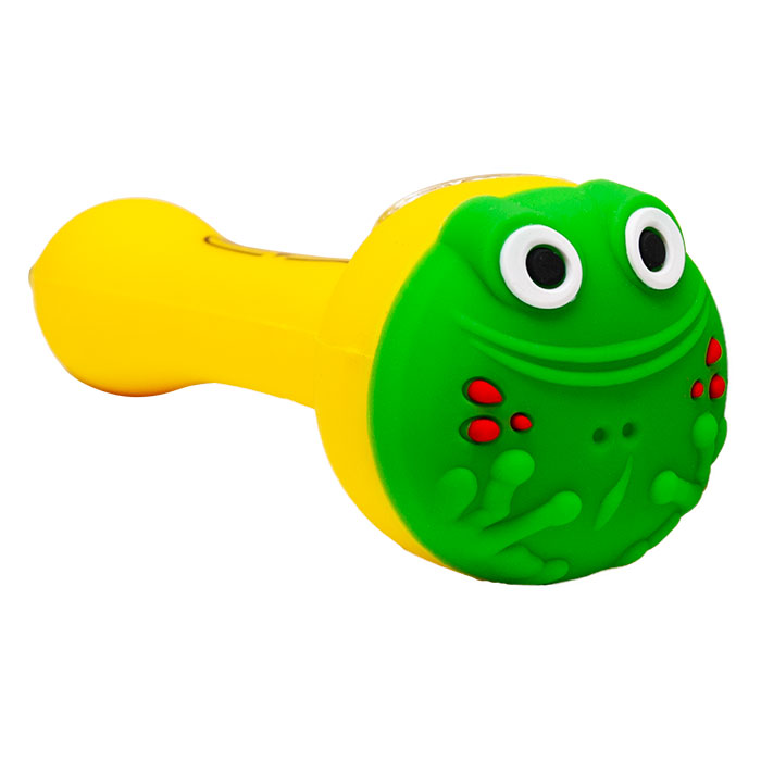 Cannatonik Frog Silicone Yellow Hand Pipe