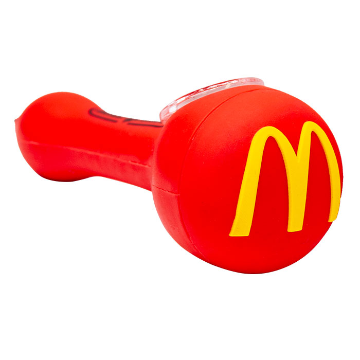 Cannatonik Mcdonald's Silicone Red Hand Pipe
