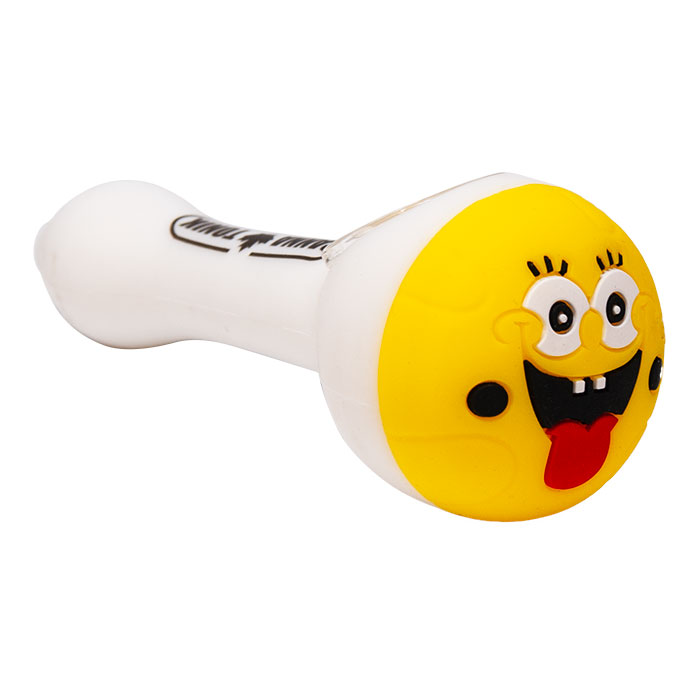 Cannatonik Spongebob Silicone White Hand Pipe
