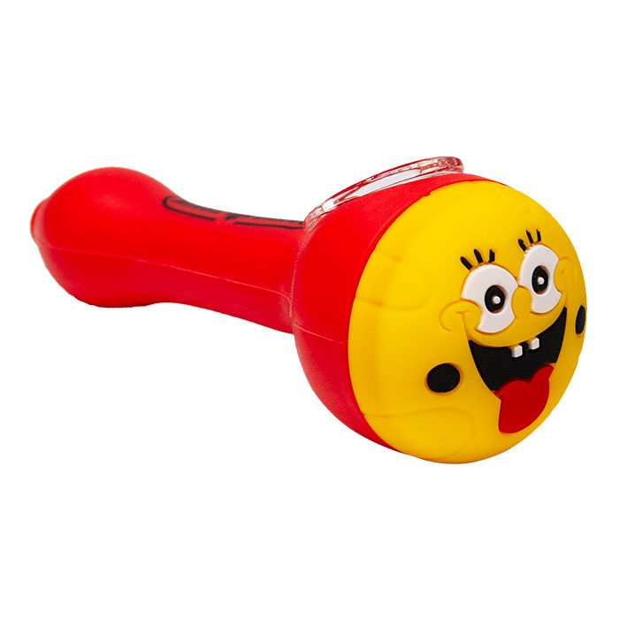 Cannatonik Spongebob Silicone Red Hand Pipe