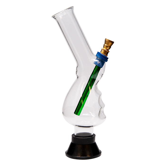 Clear Glass Grip Bong 7 Inches
