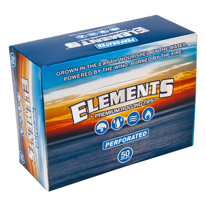 ELEMENTS PERFORATED TIPS 50 PER BOX