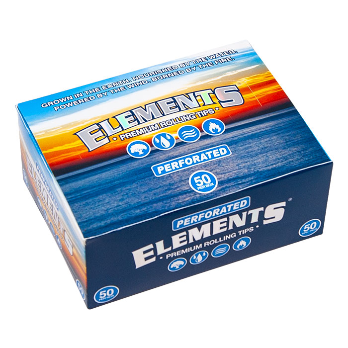 ELEMENTS PERFORATED TIPS 50 PER BOX