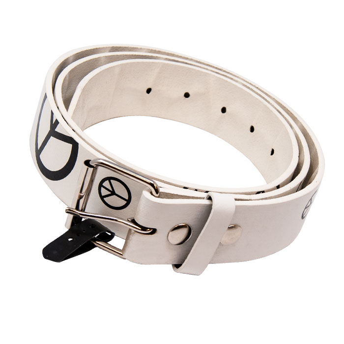 The Peace Sign Graphic Belt