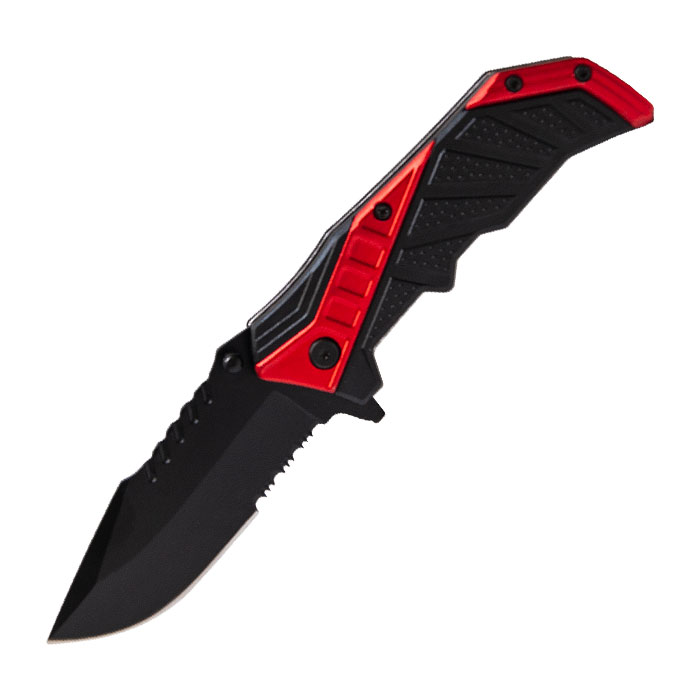 Razor tactical red survival knife series