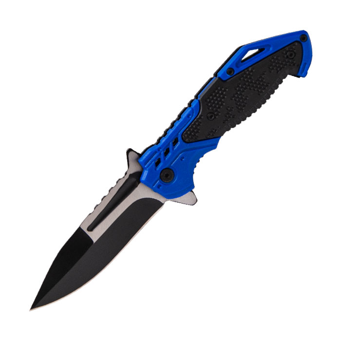 Blu And Black Razor Tactical Survival Knife