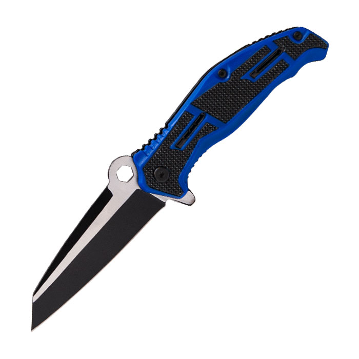 Black And Blue Razor Tactical Survival Knife