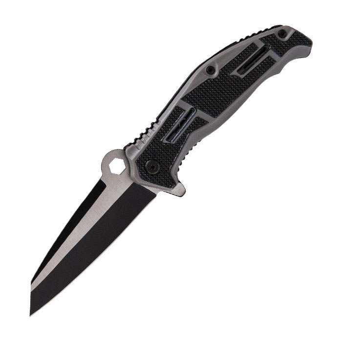 Black And Grey Razor Tactical Survival Knife
