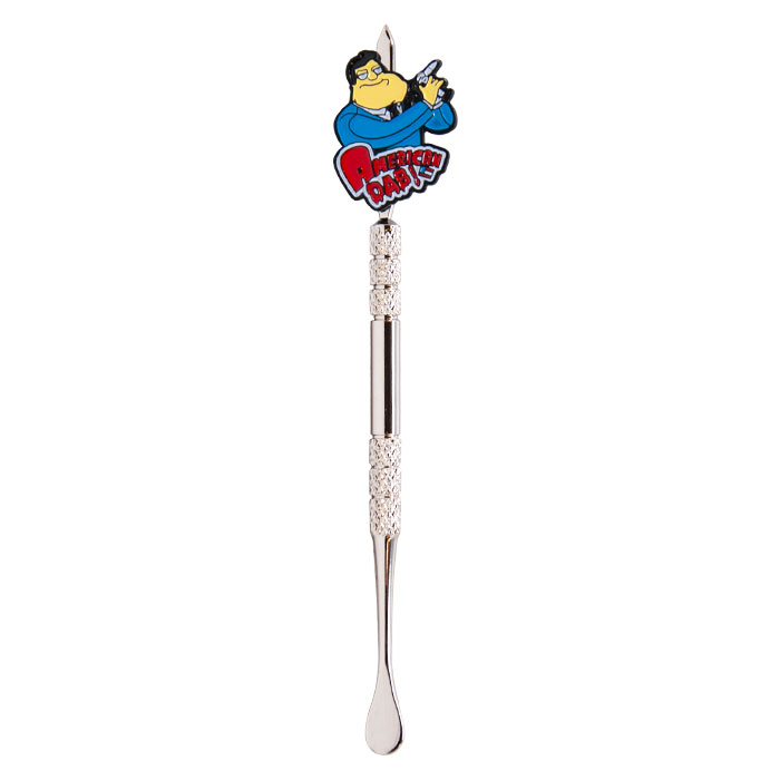Stainless American Dab Steel Dabber Stick With Sharp Point And Scooper