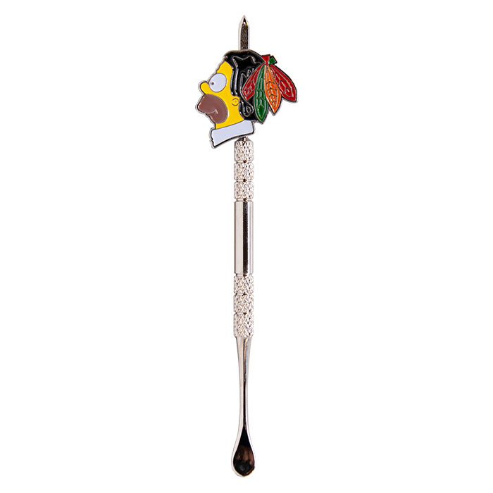 Simpsons Stainless Steel Dabber Stick With Sharp Point And Scooper