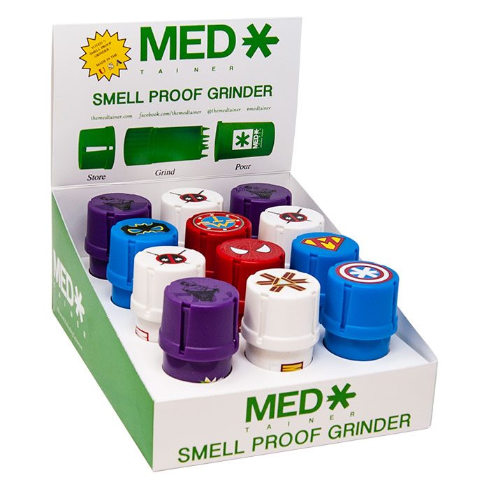 Medtainer Comic Collection Smell Proof Storage and Grinders