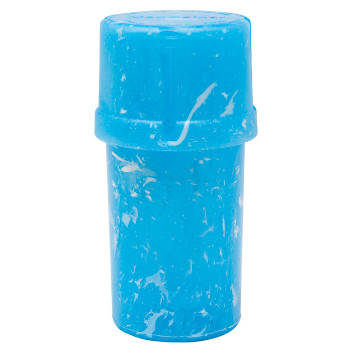 Blue Marble Medtainer Smell Proof Storage And Grinder