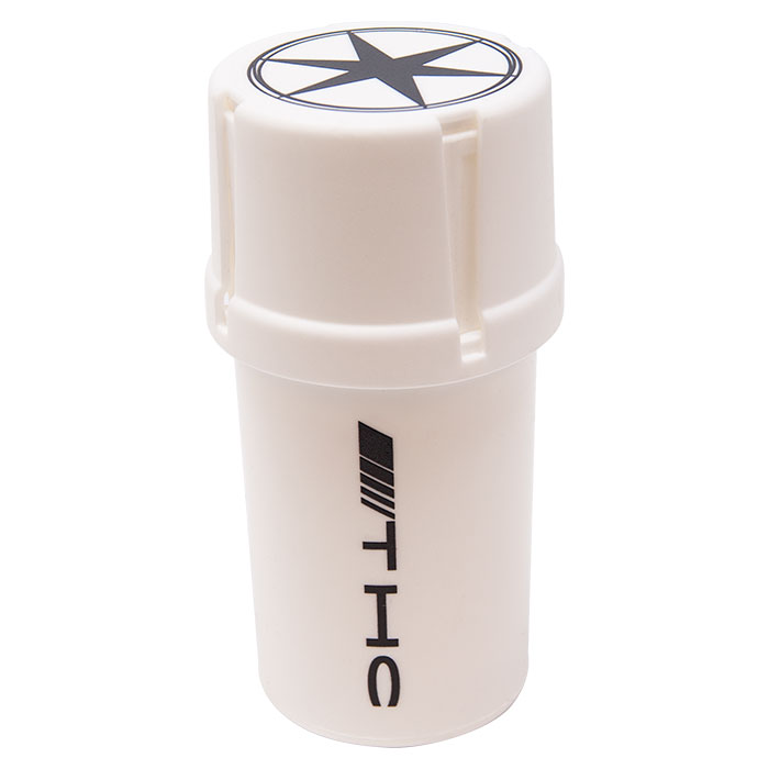 White Star Medtainer Smell Proof Storage And Grinder