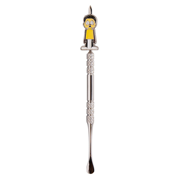 Morty Stainless Steel Dabber Stick With Sharp Point And Scooper