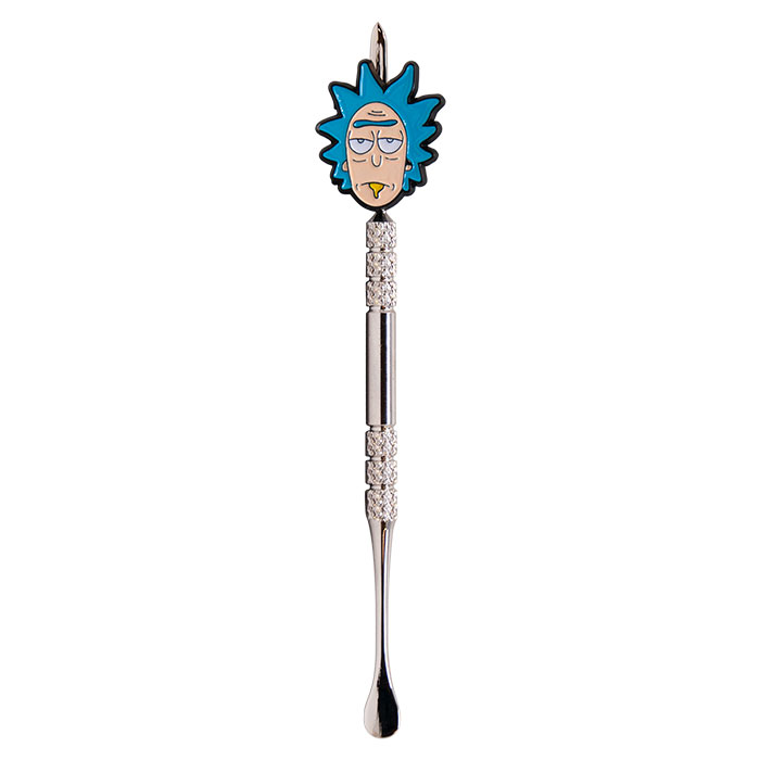 Rick Head Stainless Steel Dabber Stick With Sharp Point And Scooper