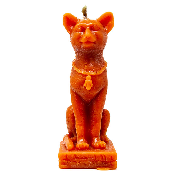 Canadian Hand Made Orange Cat Candle