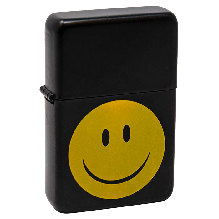 Happy Face Metal Lighter Pipe