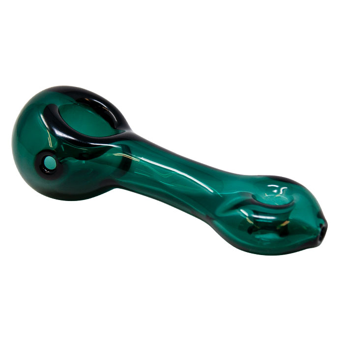 Teal Green glass pipe