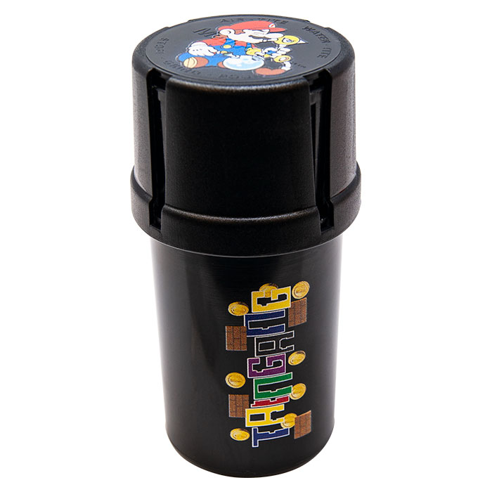 Black Mario Medtainer Smell Proof Storage And Grinders