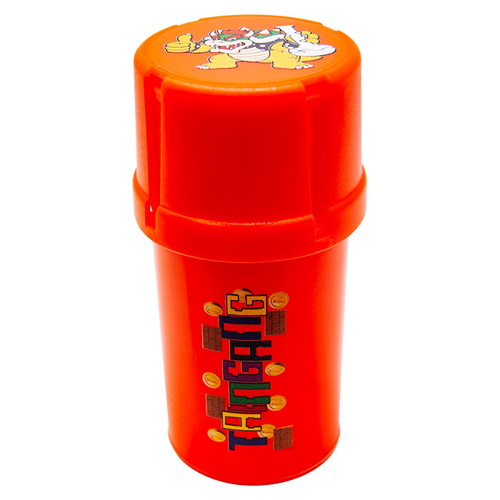 Orange Mario Medtainer Smell Proof Storage And Grinders