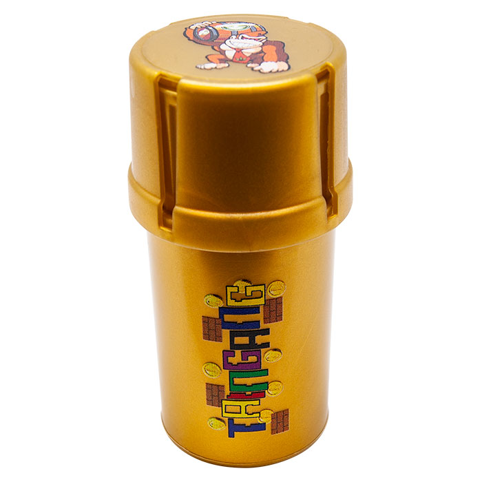 Golden Mario Medtainer Smell Proof Storage And Grinders