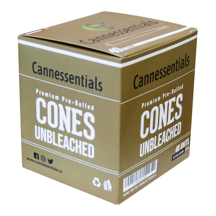 Unbleached Cannessentials Premium Pre-Rolled Cones