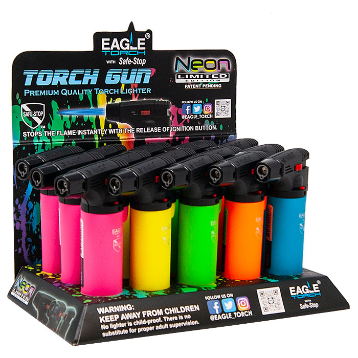 Neon Limited Edition Eagle Torch Gun Display of 15