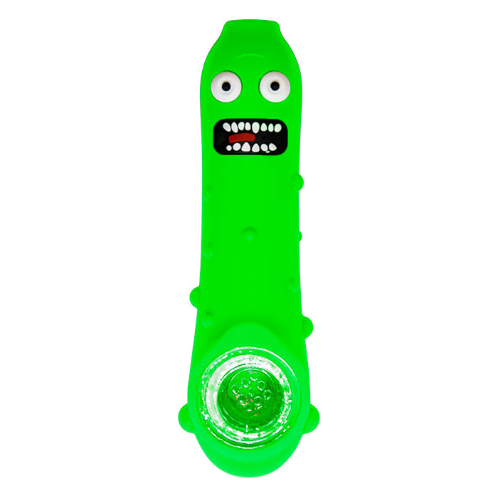 Silicone Cucumber  Florescent green  Pipe