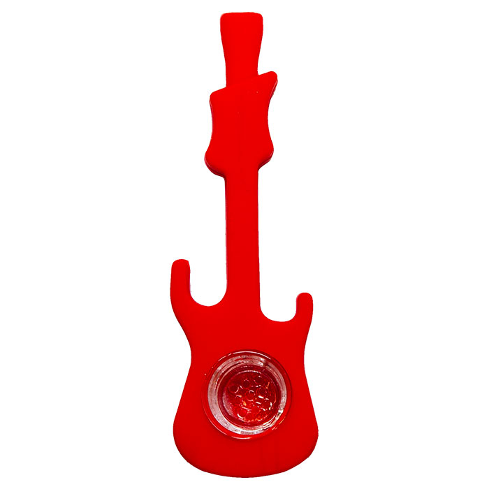 Silicone Red Guitar Pipe