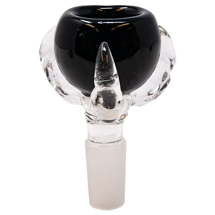 Black Glass Bowl Hold In Paw 14 Mm