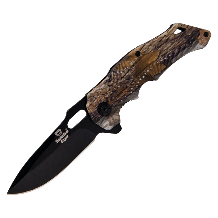 Snake Eyes Tactical Outdoor Brown Rescue Knife