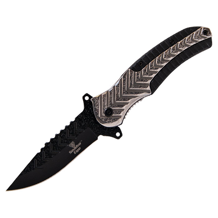 Snake Eyes Tactical Outdoor Silver Gray Rescue Knife